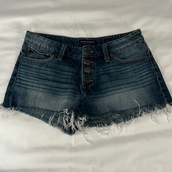 Lucky Brand The Cut Off Denim Shorts - Picture 1 of 4